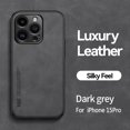 thumbnail image 5 of Sheepskin Leather Magnetic Holder Case For iPhone 15 14 13 12 11 Pro Max 13 Mini XR XS 8 7 Plus Shockproof Matte Slim Soft Cover, 5 of 5