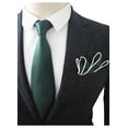 thumbnail image 2 of Mens Wedding Tie Wholesale Groomsman Solid Color Skinny Ties 5 Pack (2 inch), 2 of 3