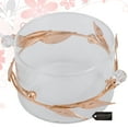thumbnail image 6 of Matashi Home Decorative Dining Tabletop Showpiece Rose Gold Sugar Bowl, Honey Dish, Candy Dish Glass BowlFlower and Vine Design with Spoon, 6 of 7