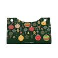 thumbnail image 4 of Naloa Christmas Print Leather Tissue Box Cover Rectangle | Long Tissue Box Cover | Tissue Box Holder | Tissue Holder for Bathroom, 4 of 9