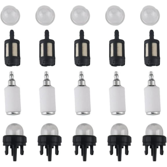 Fuel Filter Primer Bulb Kit for Poulan Gas Chainsaw STIHL 530095646 (Pack of 5)