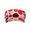 thumbnail image 3 of ZICANCN Visières de Soleil pour Femmes et Hommes, Chapeaux de Plage Sans Couture à Pois Rouges, Chapeau de Sport pour Golf Tennis Course, 3 of 6