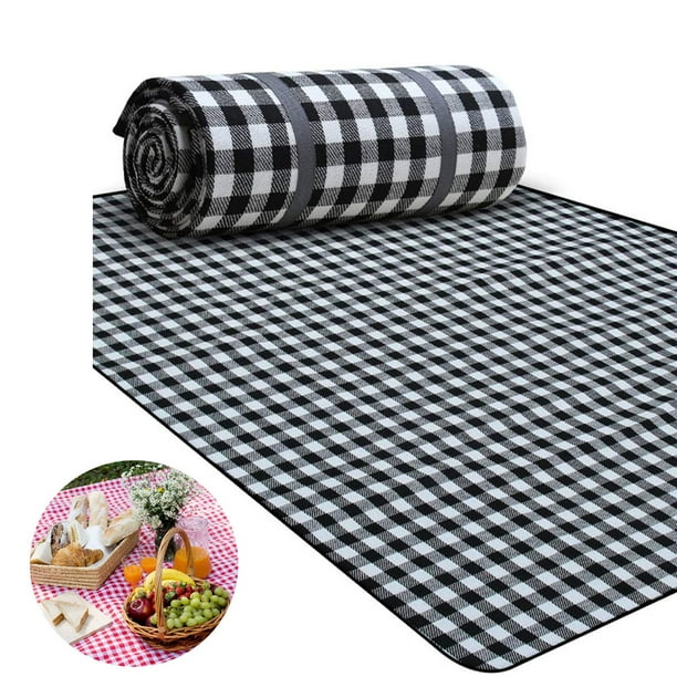 Picnic Blanket Waterproof 200 X 200 Cm Outdoor Camping Blanket Beach Blanket Waterproof Outdoor Blanket Fleece Sand Free for Ground Sheet Pocket