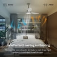 thumbnail image 5 of Wozzio 52-Inch Commercial Ceiling Fan with Integrated LED Light and Remote Control, 5 of 10