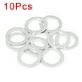 thumbnail image 2 of 10pcs Durable M20 Silver Tone Oil Drain Plug Gaskets Replacement for Honda 94109-20000, 2 of 5