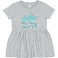 thumbnail image 3 of Inktastic Nanny Loves Me Grandchild Whale Girls Baby Dress, 3 of 5