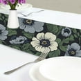 thumbnail image 4 of Yayeee Table Runner 70 inches Long Home Kitchen Dinning Party Decoration, Dark Floral, 4 of 7
