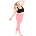 thumbnail image 2 of Stretch Is Comfort Women's Cotton Full Length Leggings Light Pink 3X, 2 of 7