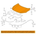 thumbnail image 3 of CAPA Fits 16-18 Civic Hood Panel Assembly Primed Steel HO1230182 60100TBAA00ZZ, 3 of 5
