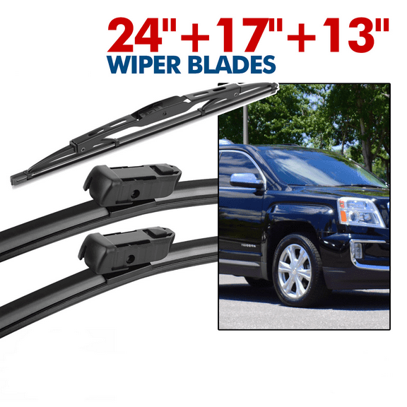 Windshield Wiper Blades 24" 17" 13" Replacement for Chevrolet Equinox MK2 2010-2011 2015-2017