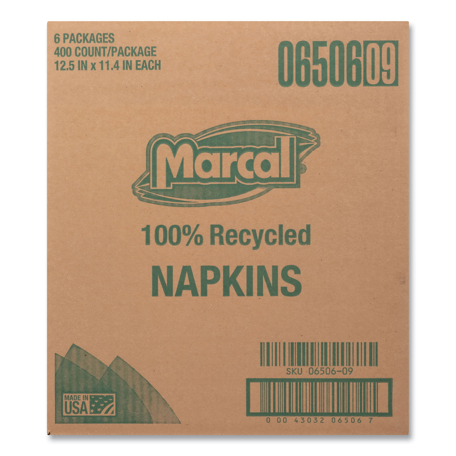 Marcal 100% Recycled Luncheon Napkins, 2400-Count photo 5
