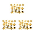 thumbnail image 3 of Monstrate Paquete de 20 pegatinas de espejo para pared, autoadhesivas, para decoración del hogar y exteriores, color dorado Oro 3Conjunto, 3 of 6
