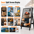 thumbnail image 6 of Pyimgus 32Inch Digital Signage Display, Portable Digital Signage, LCD Advertising Display, CMS Remote Publishing, 24/7 Operation, Split Screen, HDMI/USB/WiFi/Android System, 6 of 11