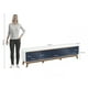 thumbnail image 4 of Mueble TV 85" Kappesberg 218cm con 3 Puertas Blanco/Azul, 4 of 10