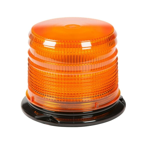 EMERGENCY LIGHTING AMBER LED BEACON S.A.E. CLASS I 12 TO 24 VOLT LOW LENS