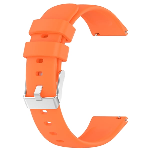 Correa Silicona Suave 20 Mm Likrtyny para Huami Amazfit GTS 4/2 Mini GTS 3 2e Naranja