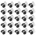 thumbnail image 1 of Uxcell 25 Paquete de Abrazaderas de Cable 6 mm Acero Inoxidable 304 Goma Forma R para Tubo, 1 of 7