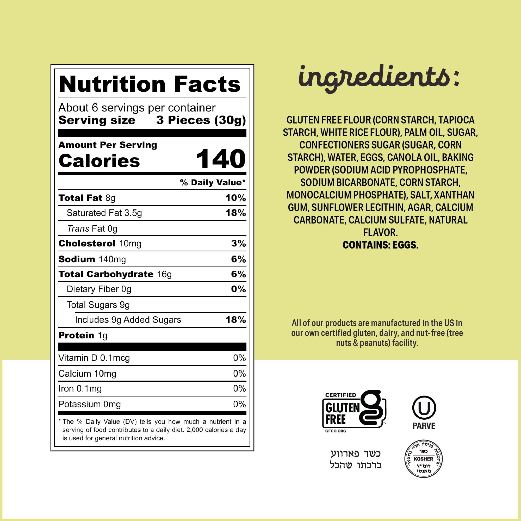 Katz Glazed Donut Holes Gluten, Dairy, Nut, Soy Free and Kosher | (1 Pack, 6.0oz Each) Refrigerated