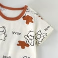 thumbnail image 3 of Staki Boys T Shirts Toddler Boys Graphic Tee Shirts Cotton Short Sleeve Crewneck Tops for Little Boys 2T 3T 4T Coffee,5-6 Years, 3 of 4