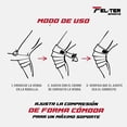 thumbnail image 4 of Vendas Para Rodillas FELTER SPORTS Lineas / Rojo, 4 of 9
