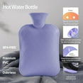 thumbnail image 5 of Bolsa de agua caliente para aliviar el dolor, botella de agua caliente para terapia de frío y calor, músculos, espalda, cuello, hombros, pies, barriga, 2 litros, caucho ecológico no tóxico, silicona, 5 of 5
