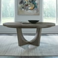 thumbnail image 2 of Liberty Furniture Cascade Pedestal Table for Dining Room with Removable Leaf - Satin Espresso Oak, 2 of 13