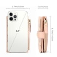 thumbnail image 4 of GAEKEAO Wallets for Women RFID Blocking Medium Bifold Ladies Wallet Leather Floral Card Holder Purse with Zipper Coin Pocket, 4 of 7