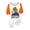 Baby, variant on HTHLVMD Halloween Pajamas, Family Halloween Pajamas, Halloween Matching Family Pajamas Orange Skull Print Long Sleeve Two Piece Pj Set Spooky Sleepwear Nightwear Loungewear Skeleton Holiday Photos