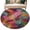 Red, variant on Round Rug 6Ft Washable Non-Slip, Colorful Dahlia Circle Area Rugs for Living Room Bedroom, Spring Flowers Modern Abstract Art Indoor Floor Mats Carpet Runner for Home Decor Aesthetic