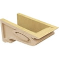 thumbnail image 5 of 7"W x 14"D x 7"H Wide Scroll Rough Cedar Woodgrain TimberThane Corbel, Primed Tan, 5 of 6