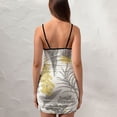 thumbnail image 4 of Ladies Elegant Sling Sleeveless Sexy Dress flowers, 4 of 6