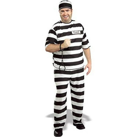 Adult Prisoner / Convict Costume Rubies 888433