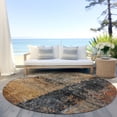 thumbnail image 5 of Addison Rugs Chantille Indoor/Outdoor Copper Washable Round Rug, 8' x 8', 5 of 5