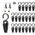 thumbnail image 1 of 20 Pcs Clothes Pegs Large Towel Clip 360 Rotating Crochet With Pegs for Towels, Hats, Curtains, Beach Towels, Dresses, Bath Towels, 1 of 5