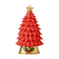 thumbnail image 1 of Adorno de mesa en miniatura para árbol de Navidad, accesorio para fotografía de boda, artesanía de resina de escritorio, estatua navideña Rojo, 1 of 9