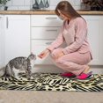 thumbnail image 3 of Zebra and Leopard Print Pattern Kitchen Rugs Sets Of 2,Anti Fatigue Kitchen Mat Rugs Non Slip Washable,Decorative Kitchen Floor Mats for Kitchen,Sink,Laundry,17"x30"+17"x47", 3 of 7