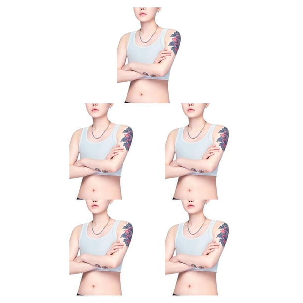 Minnieouse Camiseta sin mangas Tomboy chaleco camisa pecho carpeta adelgazamiento ropa interior elástica fortalecer reforzado ropa corta mujer Type2 NO2