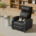 thumbnail image 2 of Lumihaven Massage Recliner Chair with Remote Control Single Sofa with PU Leather Space-Saving Design for Living Room & Bedroom, 2 of 8
