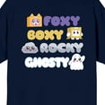 thumbnail image 3 of LankyBox Character Charms Crew Neck Short Sleeve Navy Women's T-shirt-3XL, 3 of 7