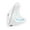 White, variant on Wireless 2.4G Wireless Vertical Mouse Rechargeable Upright Ergonomic Mouse 3 Adjustable Movement Speed Levels RGB Flowing Light Plug N Play, White