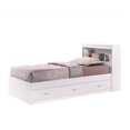 thumbnail image 2 of Pemberly Row Twin Size Captain Storage Bed in White, 2 of 7