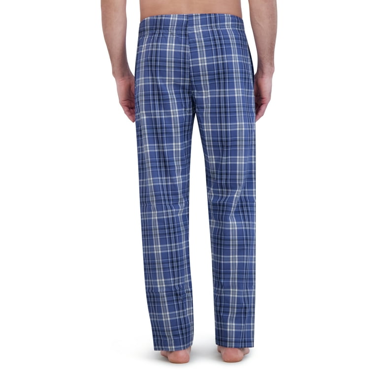 Hanes Men s Woven Sleep Pants Size S 2XL Walmart
