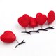 thumbnail image 2 of 20pcs pinza de pelo del día de san valentín pasadores de pelo en forma de corazón pasadores de pelo de moda accesorios para el cabello lindos para el festival, 2 of 7