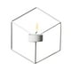 thumbnail image 1 of Candelabro geométrico 3D con candelero de pared de metal para decoración del hogar del banquete de boda, blanco Speravity JJ16164-02, 1 of 6