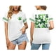 thumbnail image 1 of Camiseta ALIREVERIE para mujer, Día de San Patricio, con cuello en V, color verde trébol, 1 of 7