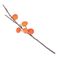 thumbnail image 3 of FRCOLOR Chic Artificial Flower with Iron Wire for Home Decor Orange Color 1 Pc Highly Simulated Persimmon, 3 of 8