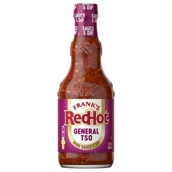 Frank's RedHot General Tso Wings Sauce, 12.0 fl oz Bottle