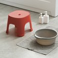 thumbnail image 4 of Tahtuvzn Home Living Room Furniture Plastic Mini Stool for Thickened Bathroom Shoe Changing Sturdy and Lightweight, Gifts for Women, Red, 4 of 6