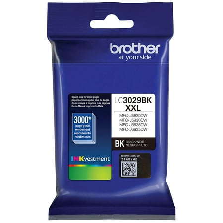 UPC: 0012502645993 | Brother Genuine High-yield Black Printer Ink Cartridge LC3029BK