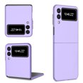 thumbnail image 1 of Feishell Ultra Thin Phone Case for Samsung Galaxy Z Flip3 2021,Shockproof Slim Fit Hard PC Hollow Button Comfortable Hand Grip Anti-Scratch Lightweight Durable Phone Case for Women Men,Purple, 1 of 7